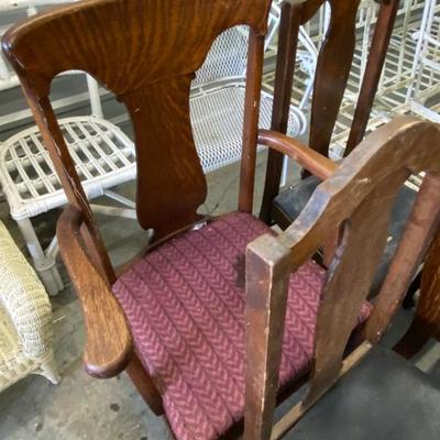 Chairs, Wooden, Lot of 13- Lot 197