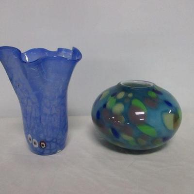 Lot 9 - Multi-Colored Vases