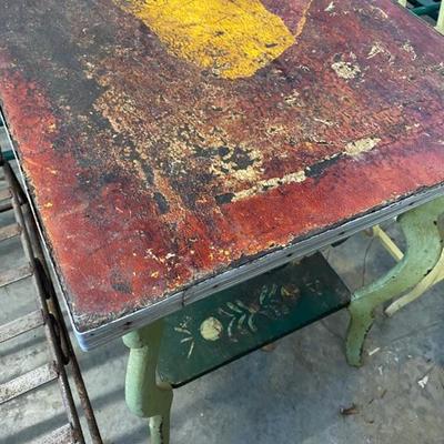 Green Two Tier Table-Lot 220