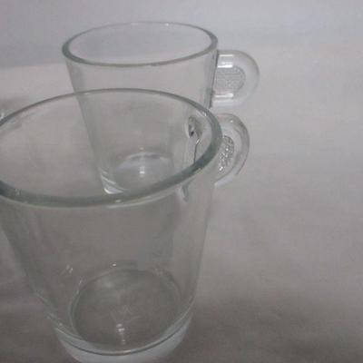Lot 12 - Clear Glass Serving Items