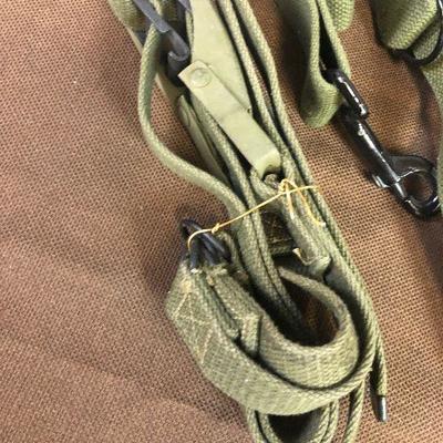 Lot # 110 Vintage US Military straps 