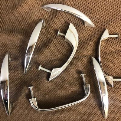 Lot # 143 Vintage chrome 7 Handles 