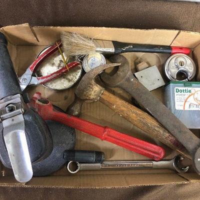 Lot # 152 Tools Locks and wrenches 