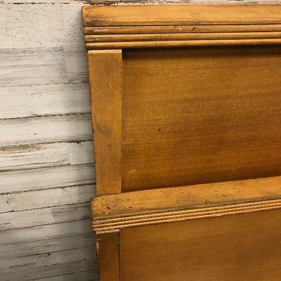 Lot # 153 Full Size Wood Bed with Slats