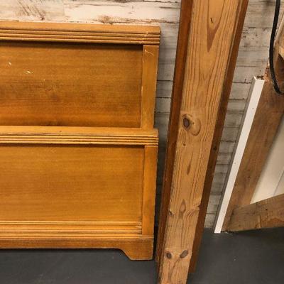 Lot # 153 Full Size Wood Bed with Slats