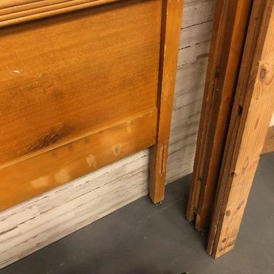 Lot # 153 Full Size Wood Bed with Slats