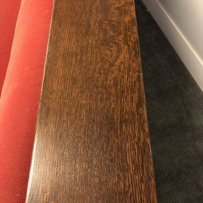 Lot # 154 Mission Style Arts and Crafts Stickley Sofa Red