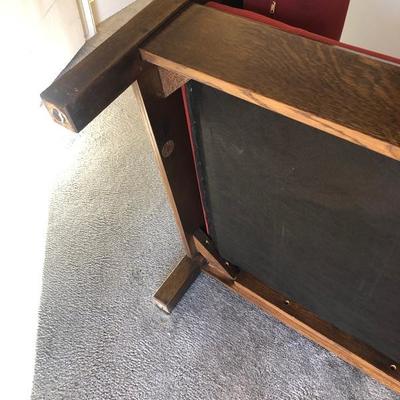 Lot # 154 Mission Style Arts and Crafts Stickley Sofa Red