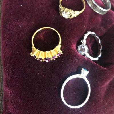 Lot # 157 Various Rings Ladies, Costume