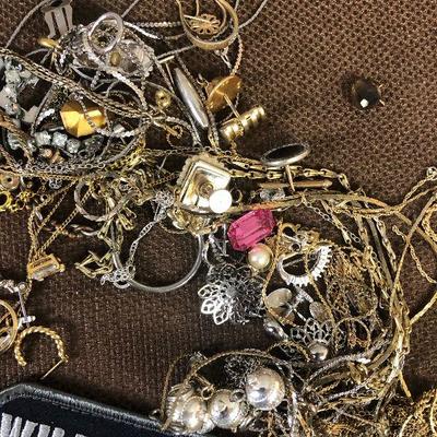 Lot # 170 Loose Jewelry Parts, Pieces 