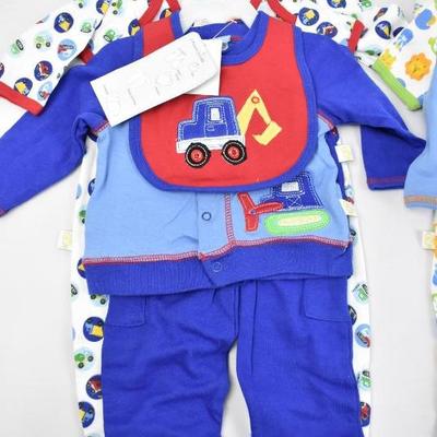 Baby Clothing, Two 5-piece Sets, Size 3-6m - New