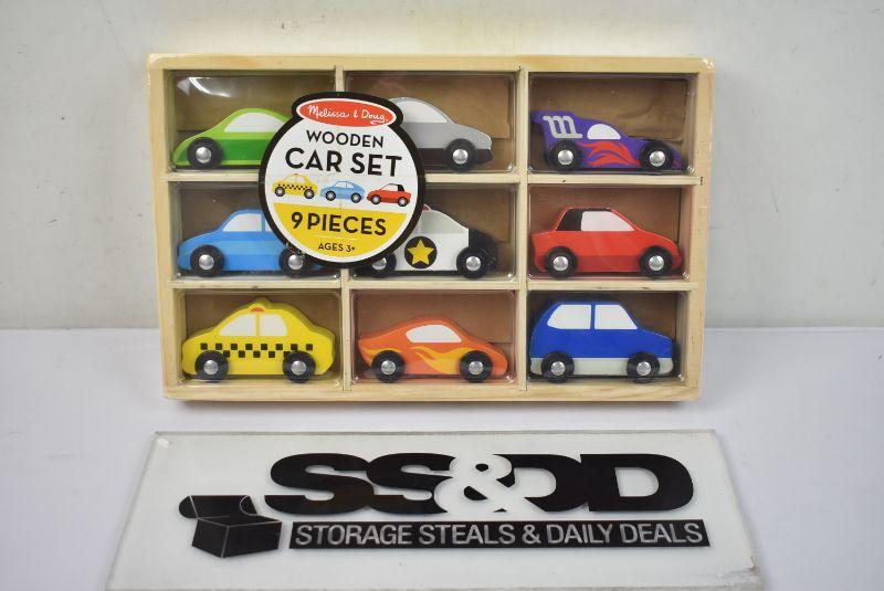 melissa and doug wooden cars