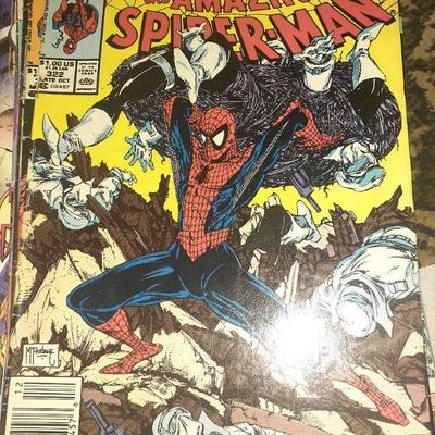 	#322 LATE OCT 89 THE AMAZING SPIDER-MAN THE ASSASSIN NATION PLOT