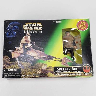 Star Wars Kenner Speeder Bike with Luke Skywalker