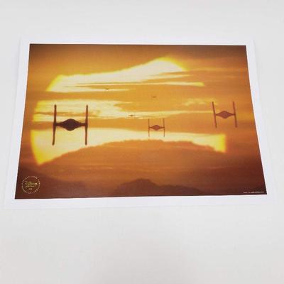 Star Wars 4 pc Lithograph Set - The Force Awakens 