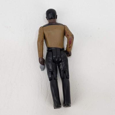 Star Trek TNG 3 Figures - Riker, Picard, Giordi - 1988 Galoob