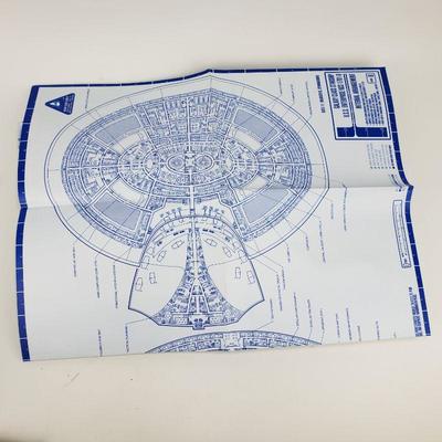 Star Trek USS Enterprise Blueprints Set - 13 Huge Pages
