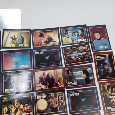 40 Star Trek Trading Cards - 1991 Impel TNG and Original Series