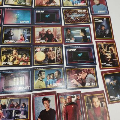 40 Star Trek Trading Cards - 1991 Impel TNG and Original Series