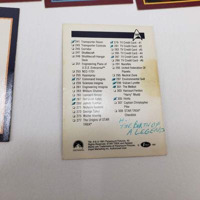 40 Star Trek Trading Cards - 1991 Impel TNG and Original Series