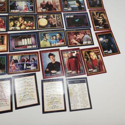 40 Star Trek Trading Cards - 1991 Impel TNG and Original Series