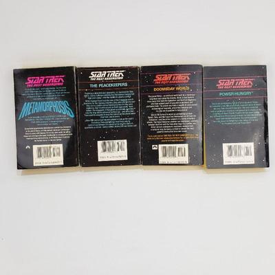 4 Vintage Star Trek TNG Novels
