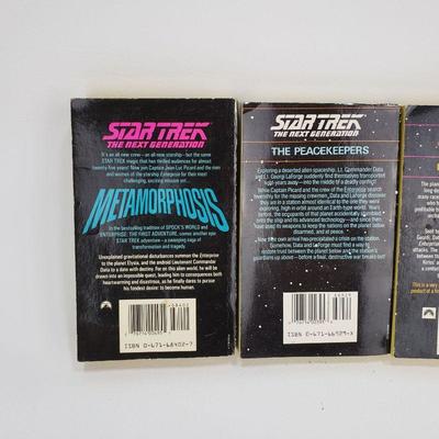 4 Vintage Star Trek TNG Novels