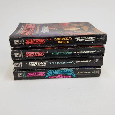 4 Vintage Star Trek TNG Novels