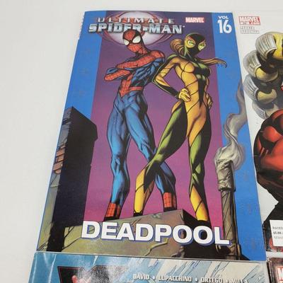 6 Marvel Comics - Wolverine, Deadpool, Hulk, etc.