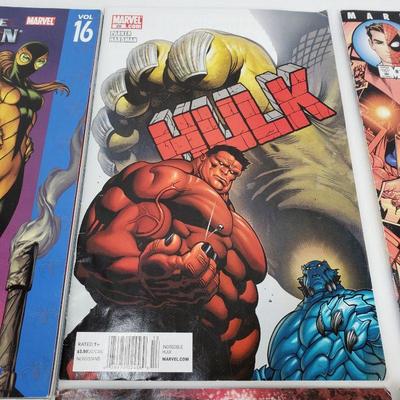 6 Marvel Comics - Wolverine, Deadpool, Hulk, etc.