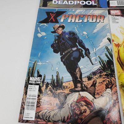 6 Marvel Comics - Wolverine, Deadpool, Hulk, etc.