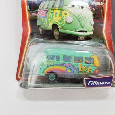 Disney Mattel Cars from Cars Movie - Fillmore and Dinoco Twins - New