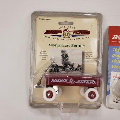 3 Vintage Radio Flyer Red Wagon Toys