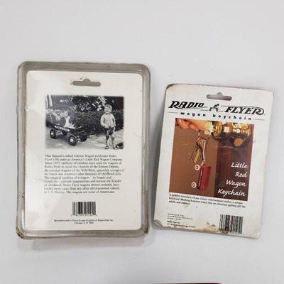 3 Vintage Radio Flyer Red Wagon Toys