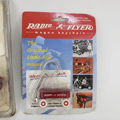 3 Vintage Radio Flyer Red Wagon Toys