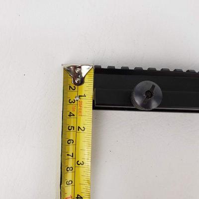 Picatinny Riser Rail 6" Long 1" Rise Thumb Screw