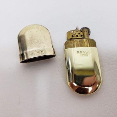 Marlboro Brass No. 6 Lighter - Striker works sometimes