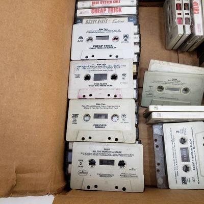 Rock n Roll Cassette Tapes, a Couple Concert Ticket Stubs - READ DESCRIPTION