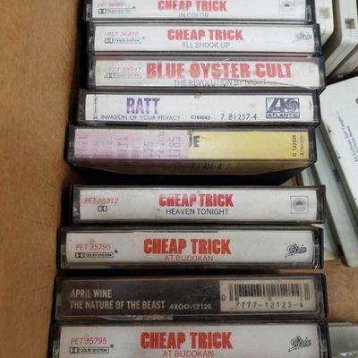 Rock n Roll Cassette Tapes, a Couple Concert Ticket Stubs - READ DESCRIPTION