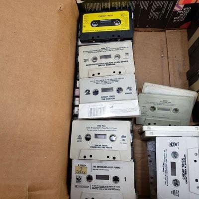 Rock n Roll Cassette Tapes, a Couple Concert Ticket Stubs - READ DESCRIPTION