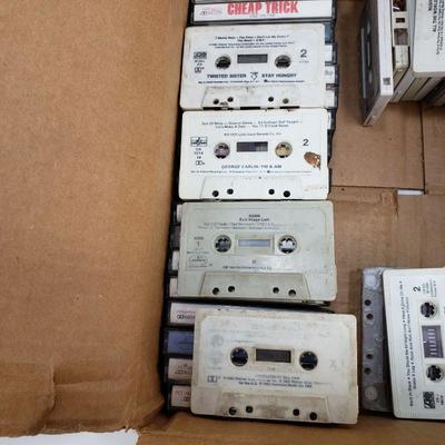 Rock n Roll Cassette Tapes, a Couple Concert Ticket Stubs - READ DESCRIPTION
