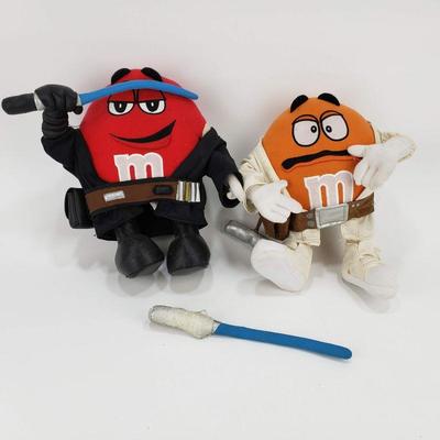 2 Star Wars M&Ms Plushes