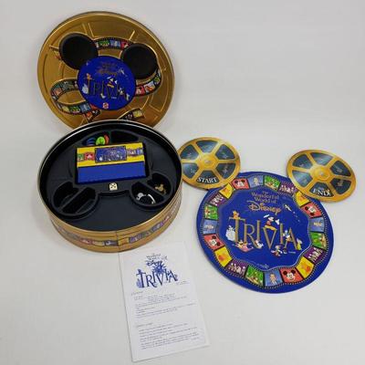 Disney Trivia Game in Round Metal Can