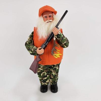 Hunter Santa - 15" tall