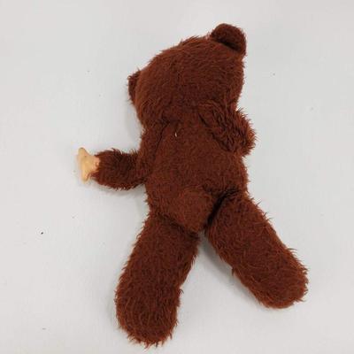 Vintage Thumb Sucking Bear Plush - 12"