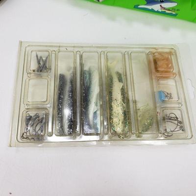 Tackle Box with Tackle 12"x6"x5"