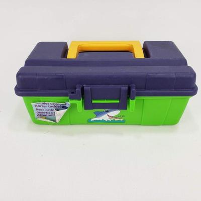 Tackle Box with Tackle 12"x6"x5"