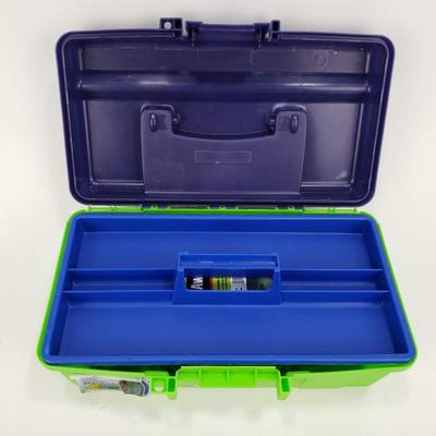 Tackle Box with Tackle 12"x6"x5"