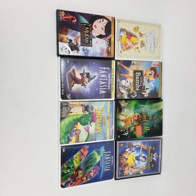8 Disney DVD Movies