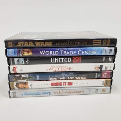 7 DVD Movies - Assorted Genres